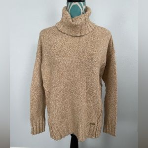 Michael Kors Turtleneck Sweater Small Oatmeal Heather